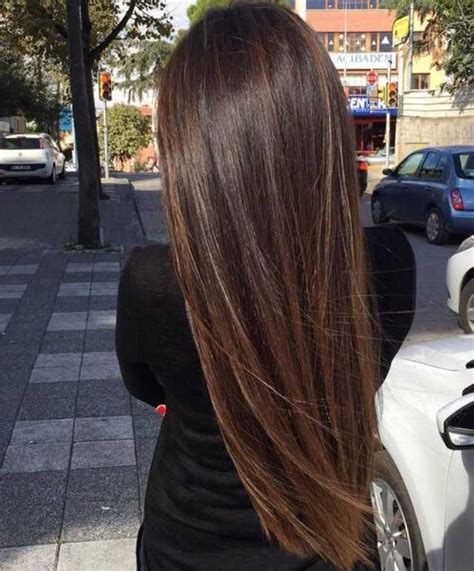 long brunette haircuts|long straight brunette hair.